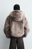 ZA Unisex Faux Fur Coat